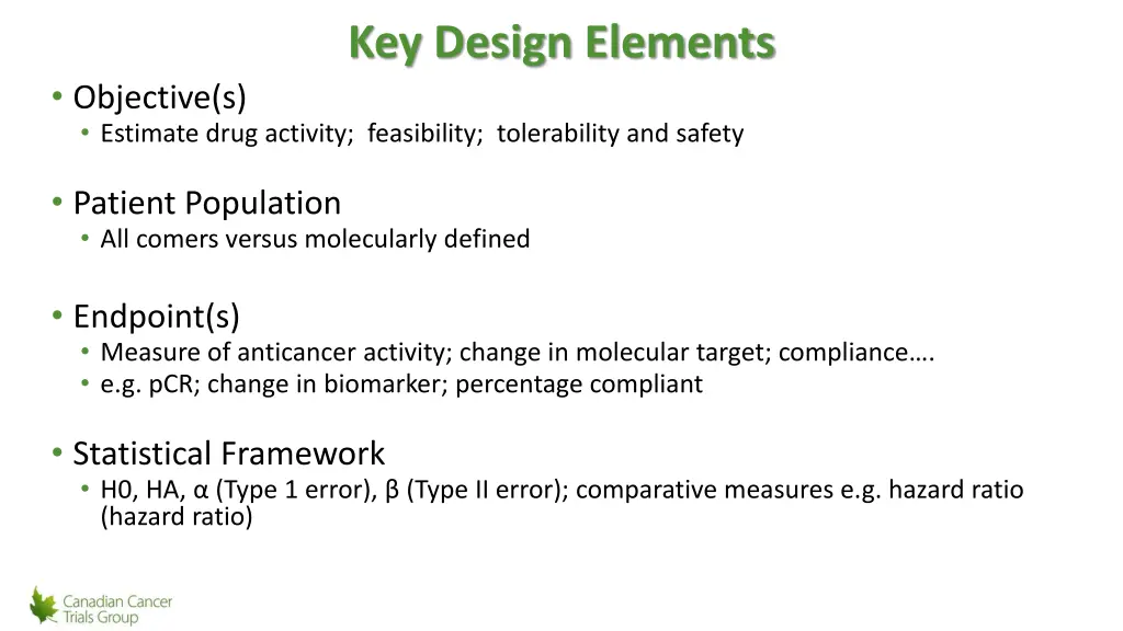 key design elements
