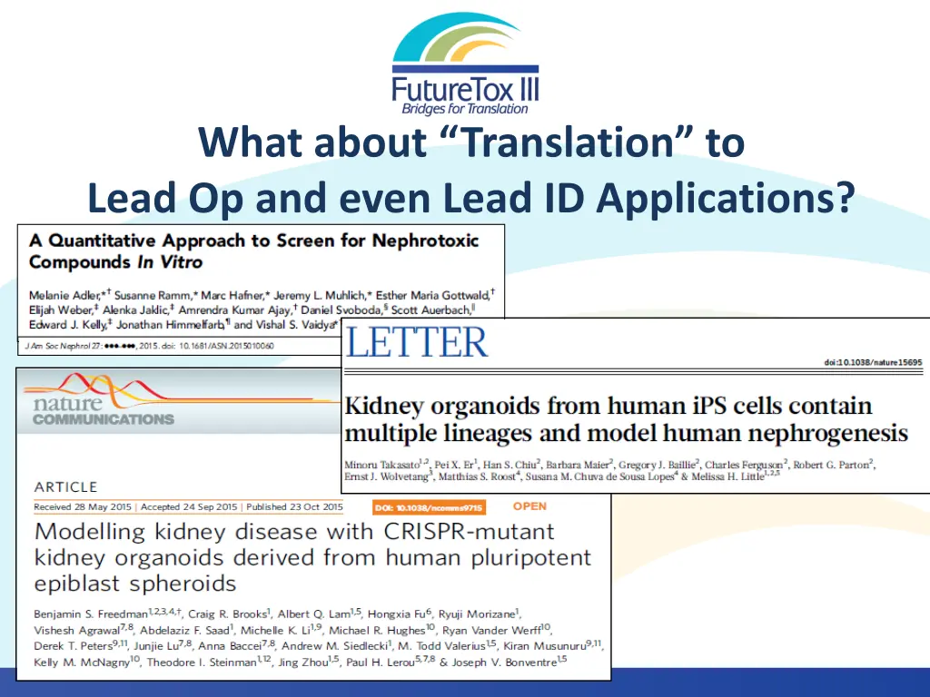 what about translation to lead op and even lead
