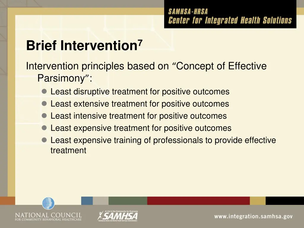 brief intervention 7