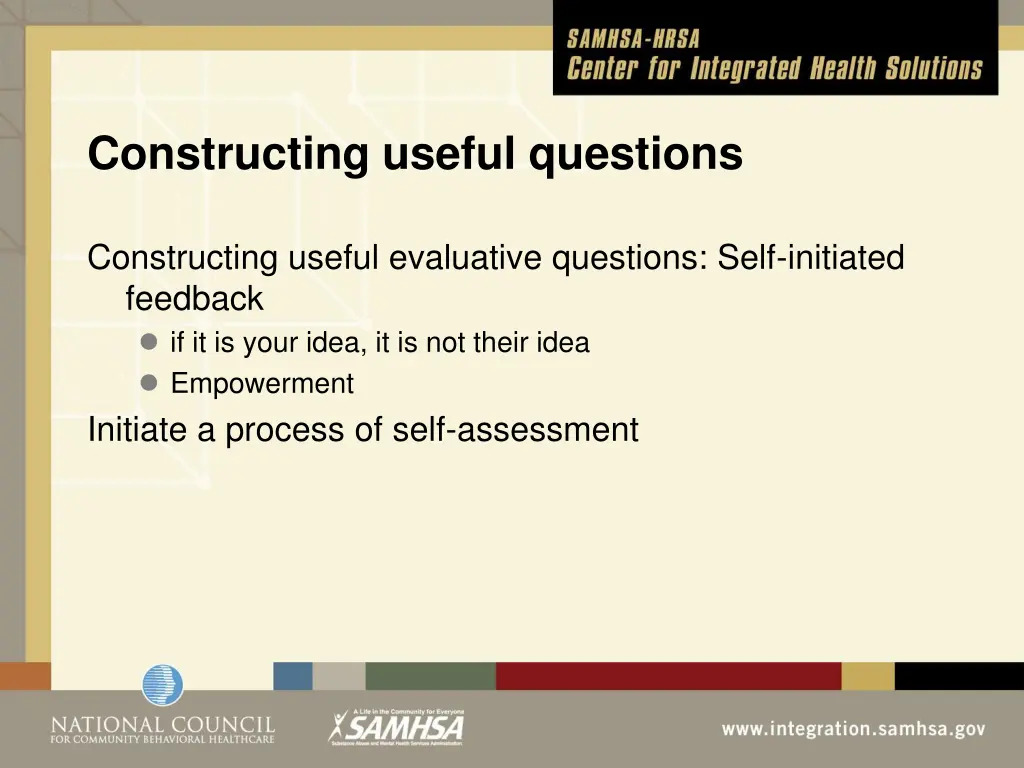 constructing useful questions
