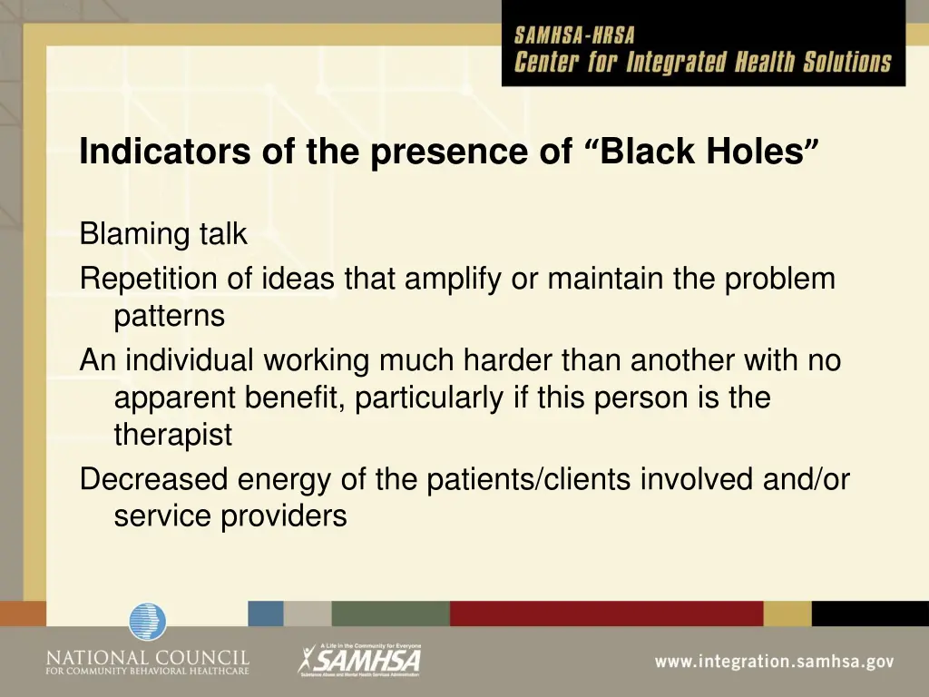 indicators of the presence of black holes