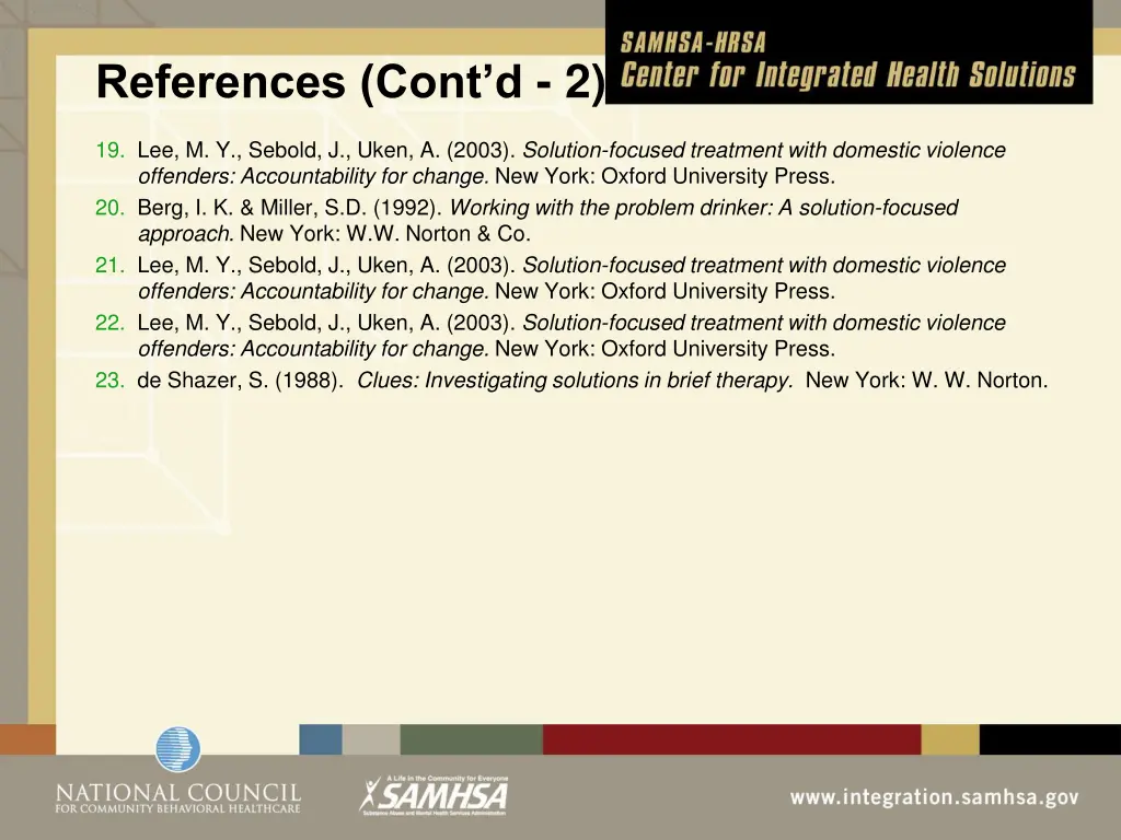 references cont d 2