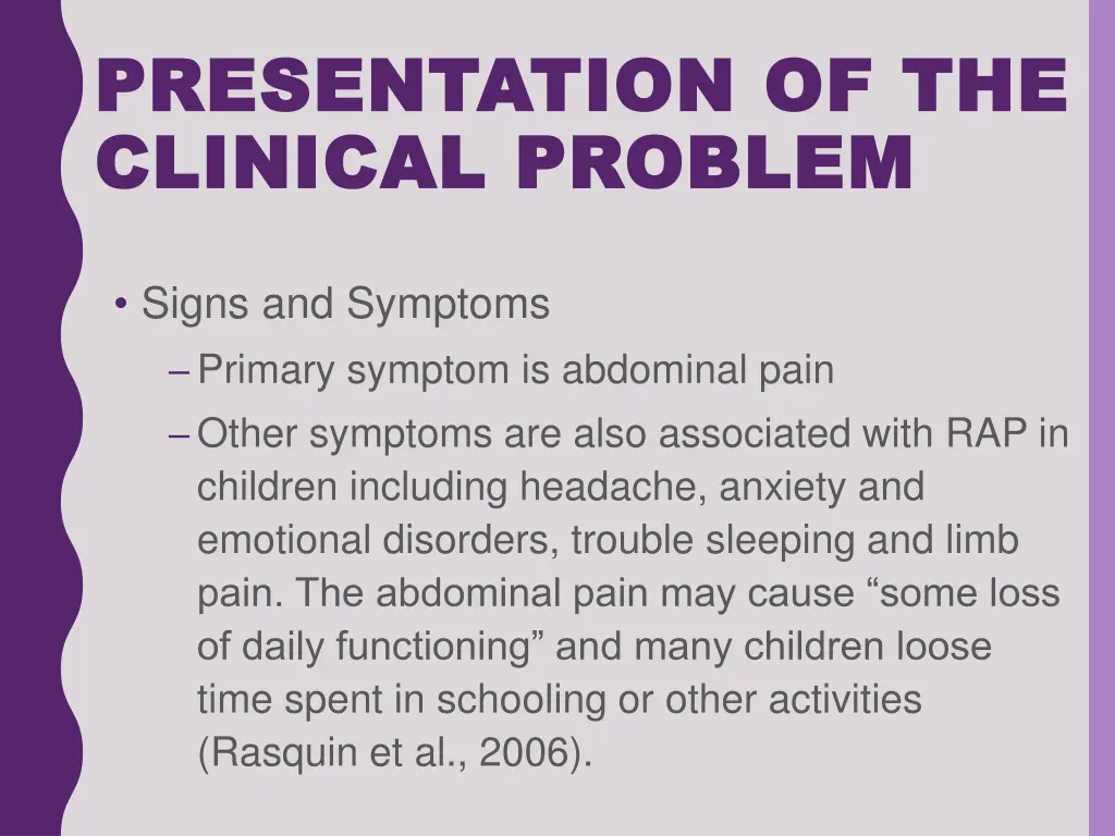presentation of the presentation of the clinical 2