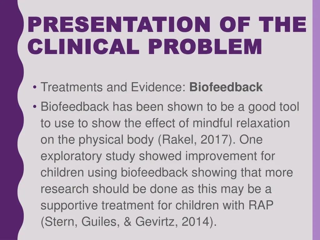 presentation of the presentation of the clinical 6