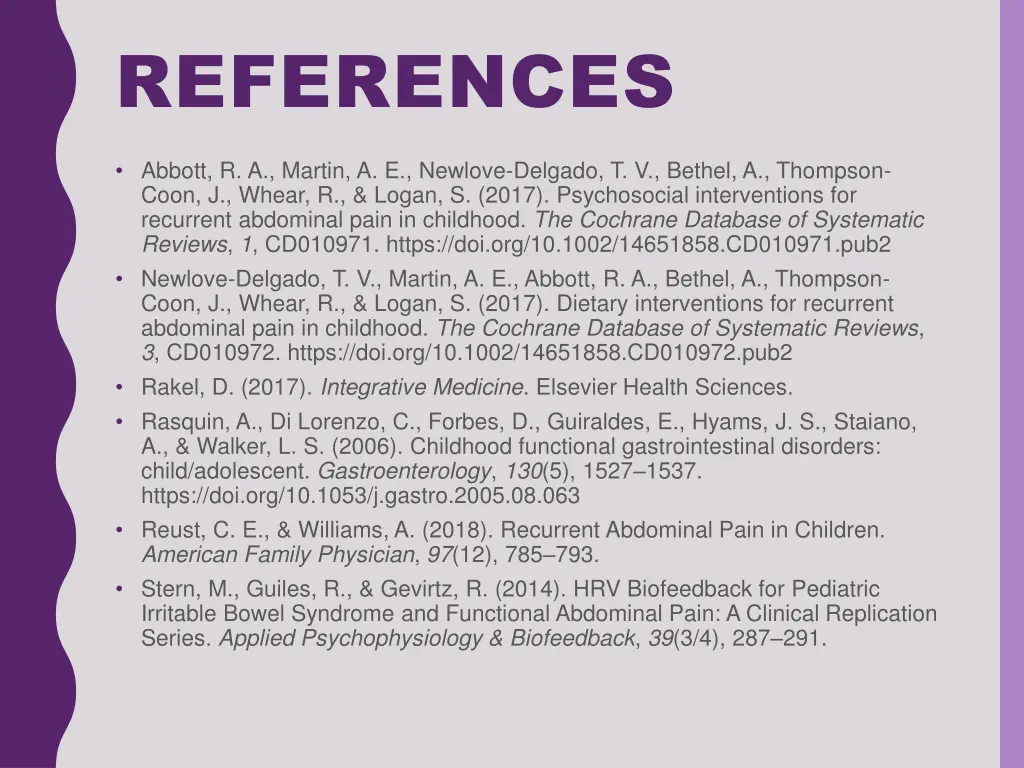 references