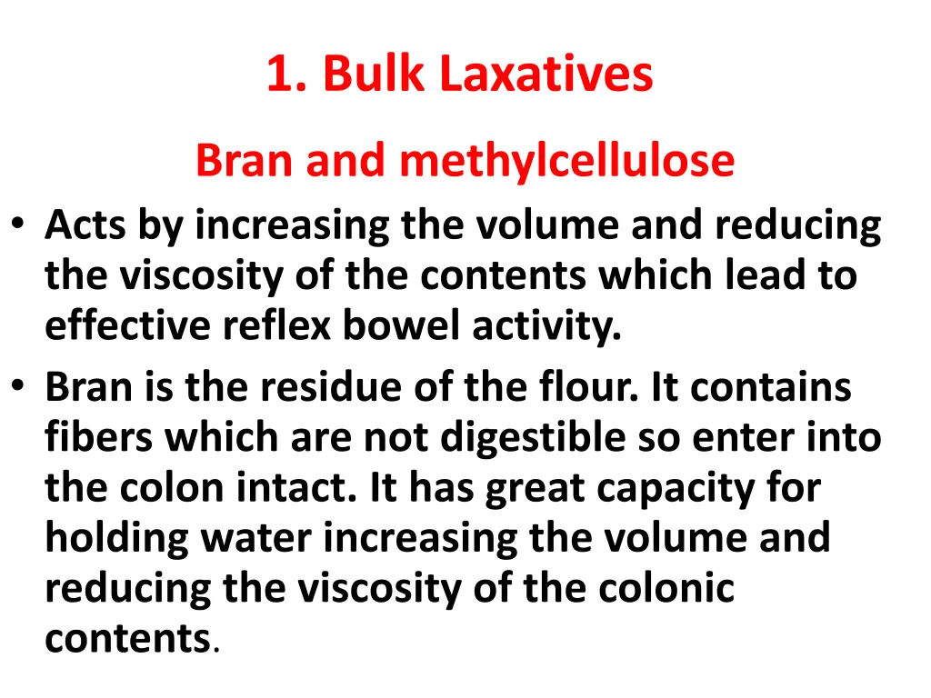 1 bulk laxatives