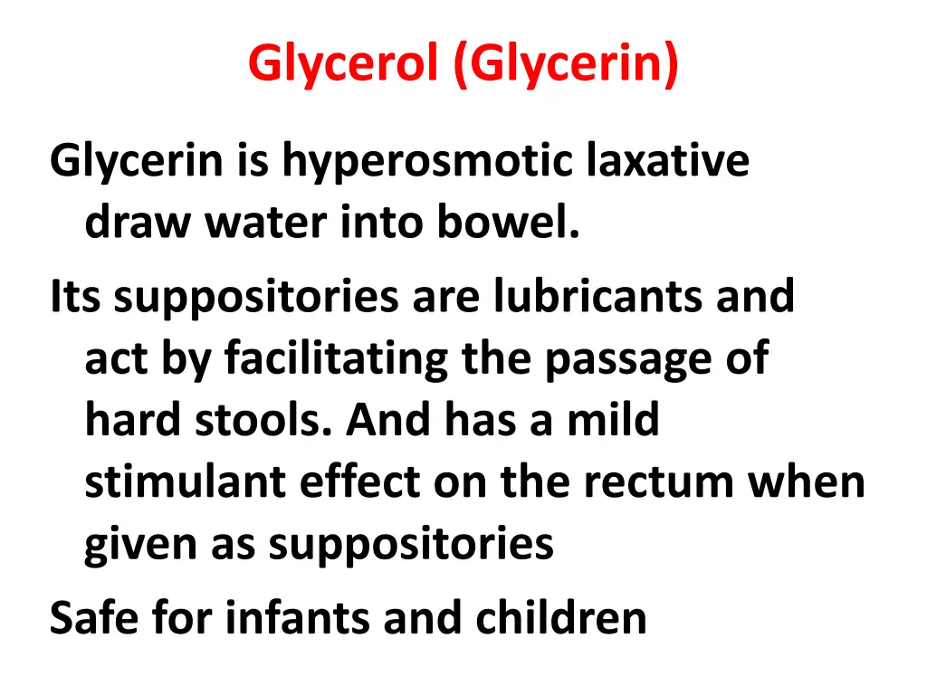 glycerol glycerin