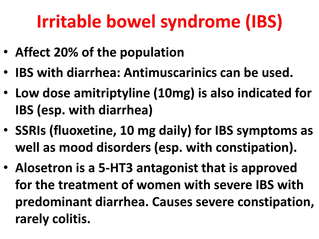 irritable bowel syndrome ibs