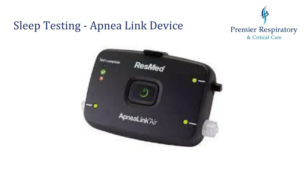 sleep testing apnea link device