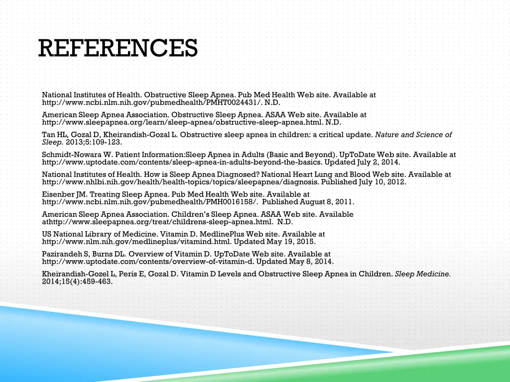 references