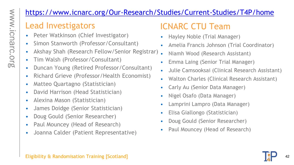 https www icnarc org our research studies current