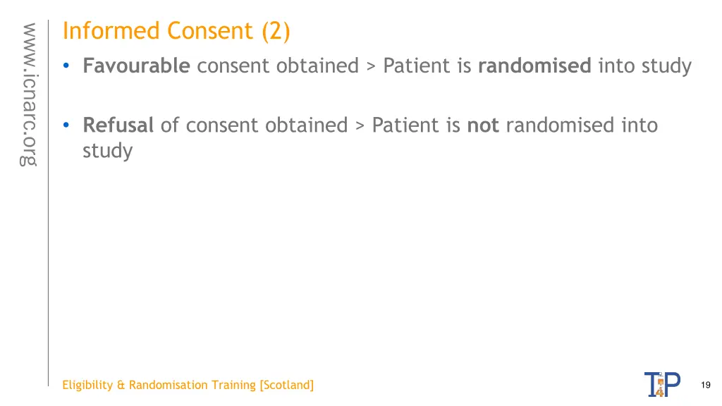 informed consent 2 favourable consent obtained
