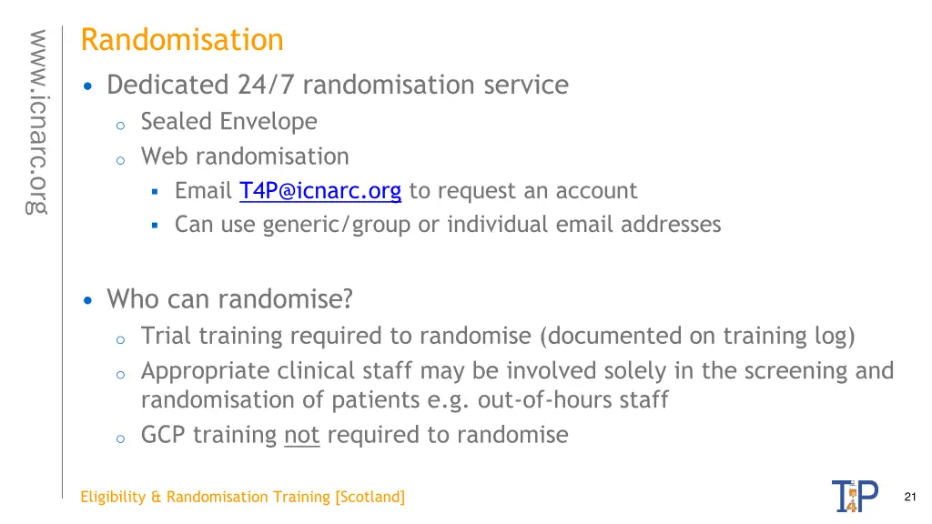 randomisation dedicated 24 7 randomisation