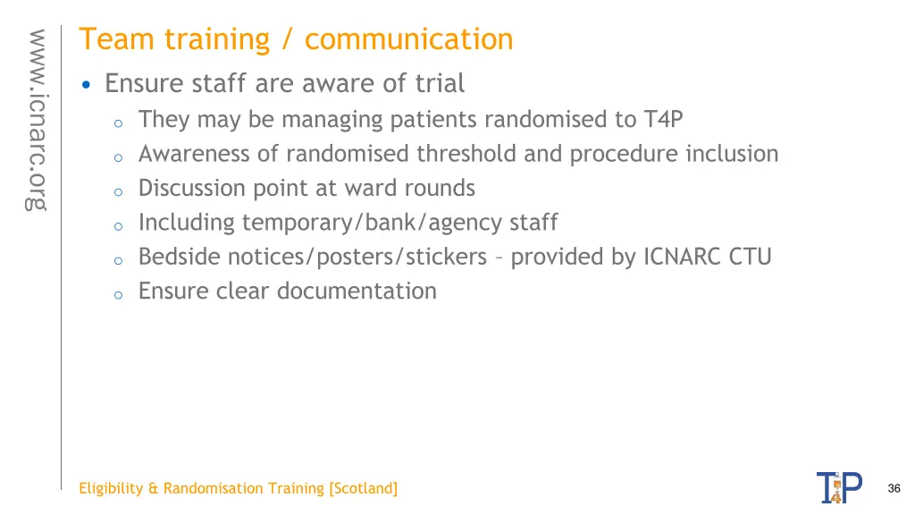 team training communication ensure staff