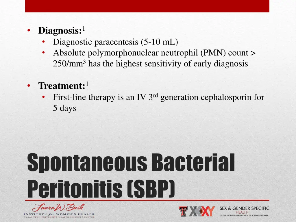 diagnosis 1 diagnostic paracentesis