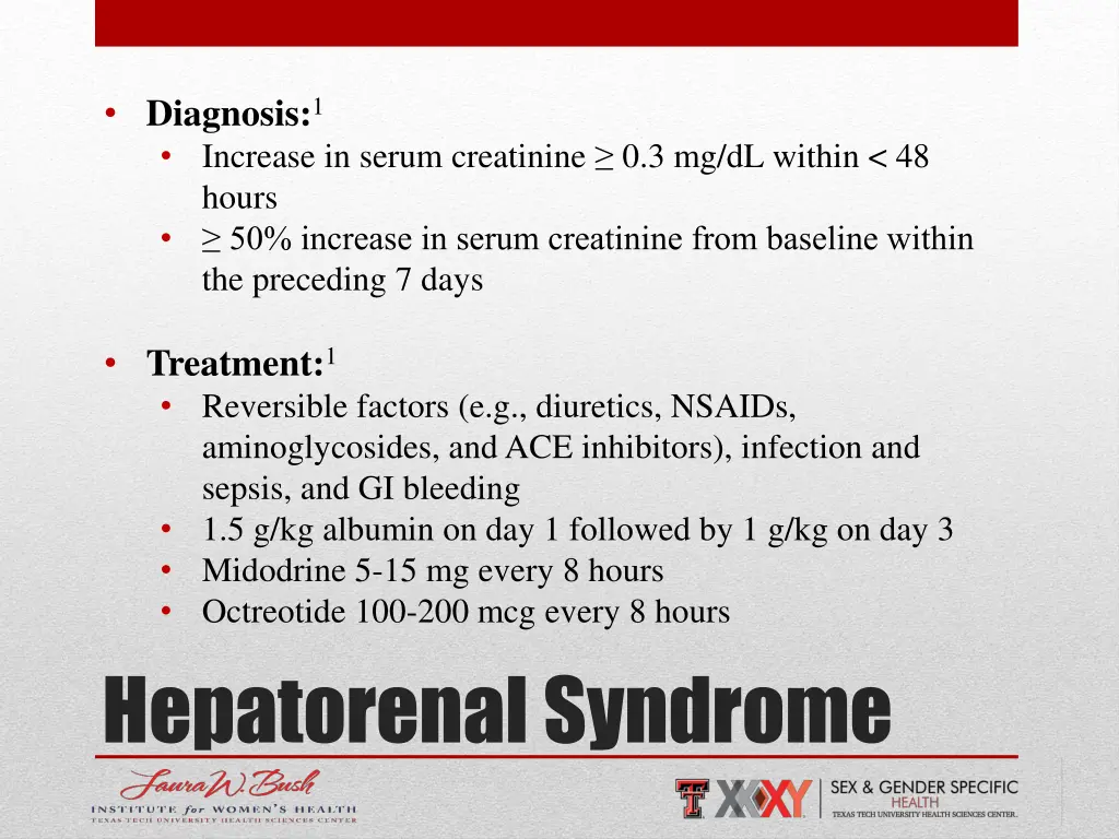 diagnosis 1 increase in serum creatinine