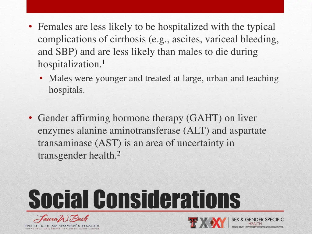 females are less likely to be hospitalized with