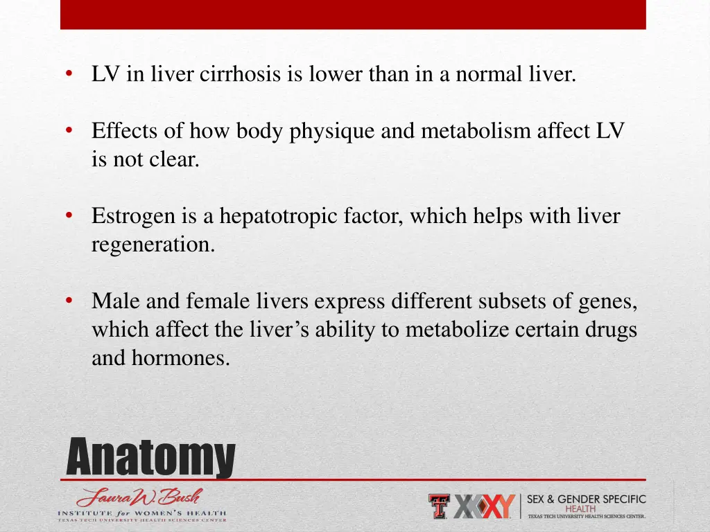 lv in liver cirrhosis is lower than in a normal