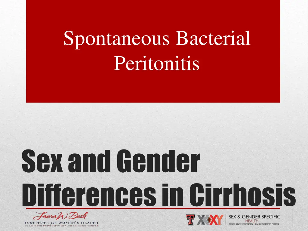 spontaneous bacterial peritonitis