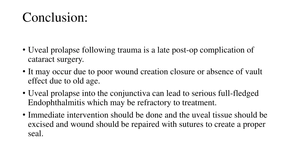 conclusion