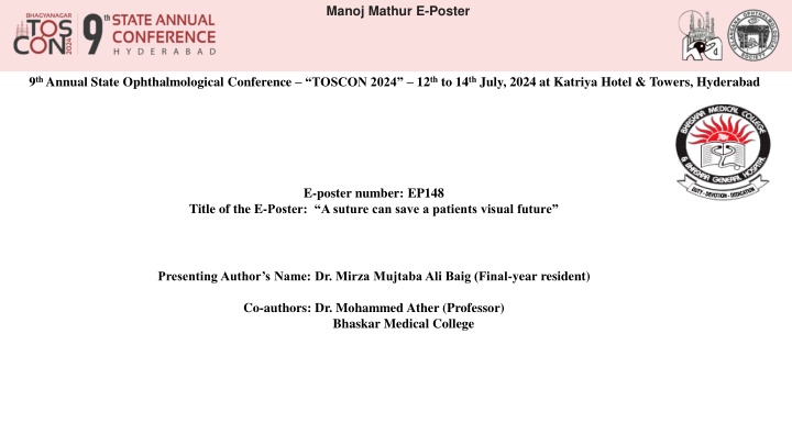 manoj mathur e poster