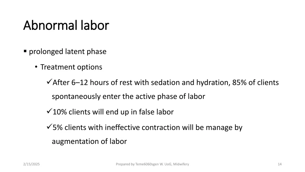 abnormal labor abnormal labor 4
