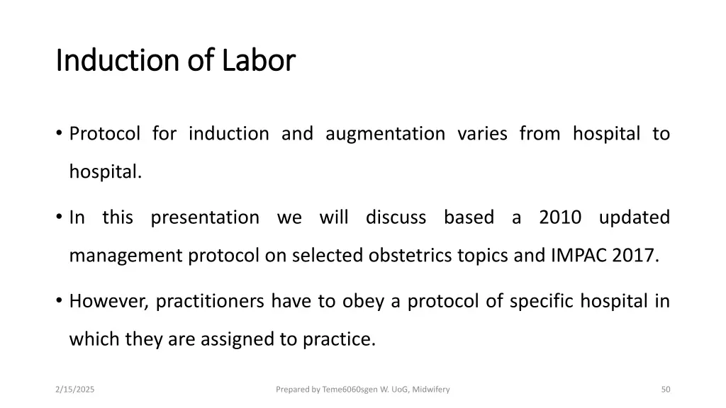 induction of labor induction of labor 4