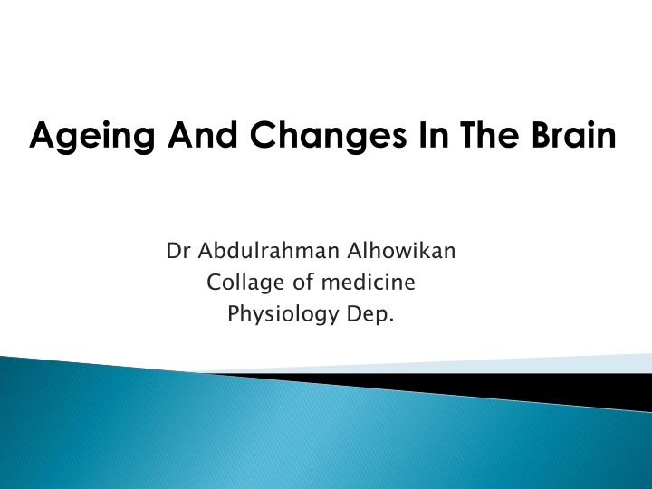 ageing and changes in the brain