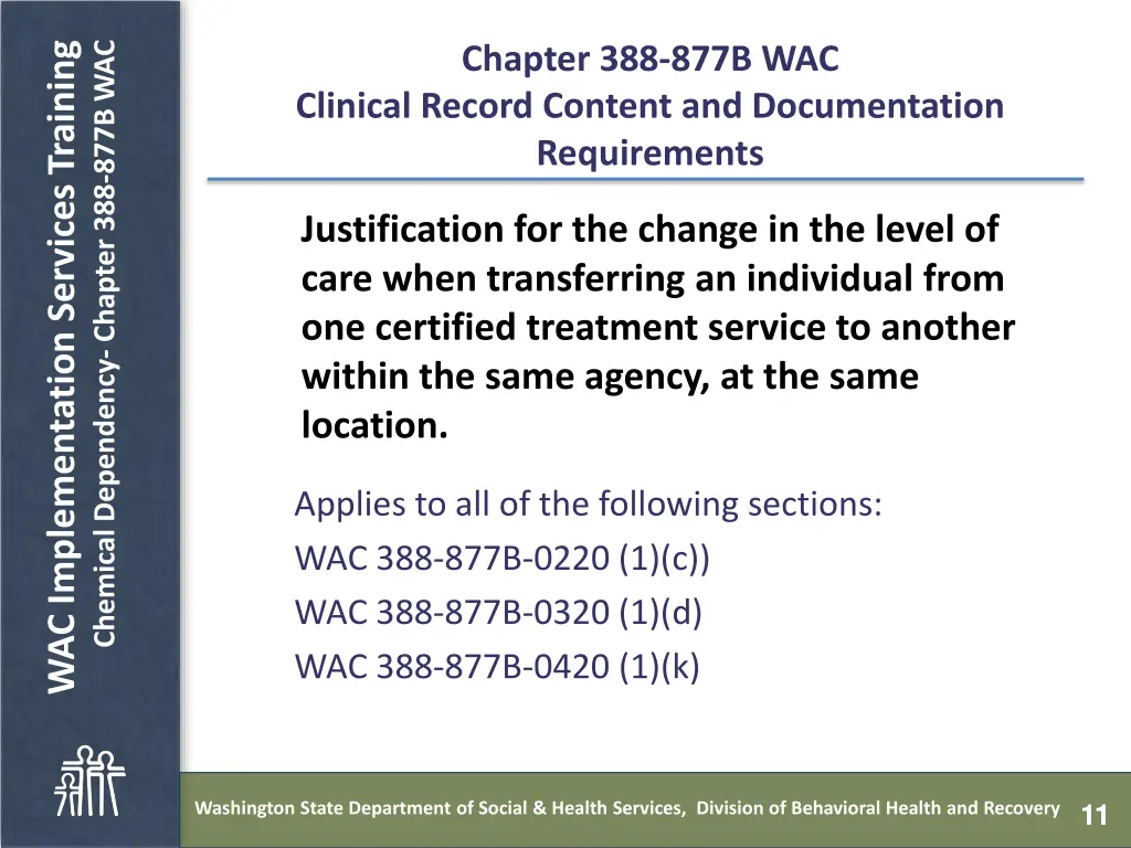 chemical dependency chapter 388 877b wac 10