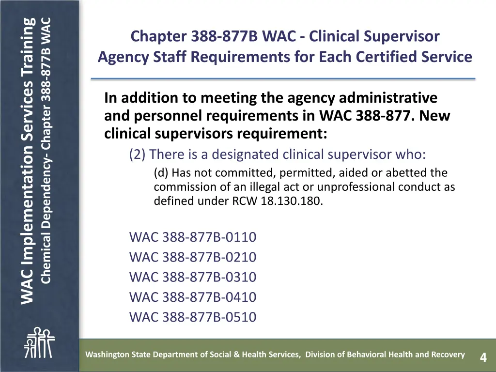 chemical dependency chapter 388 877b wac 3