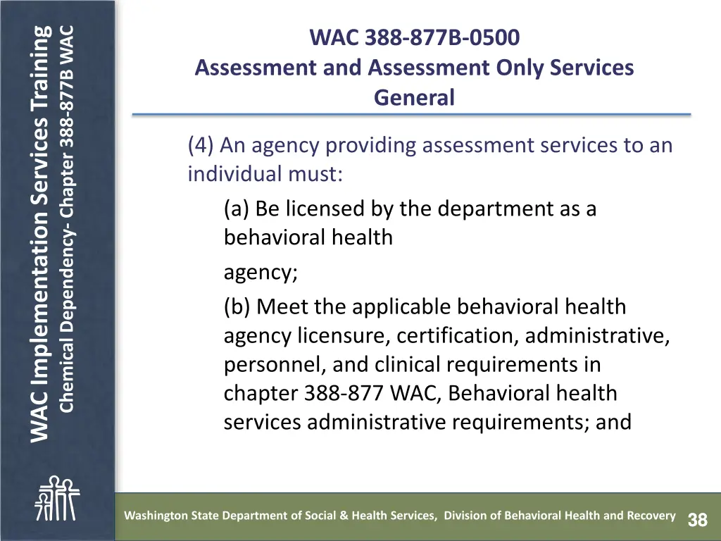 chemical dependency chapter 388 877b wac 37
