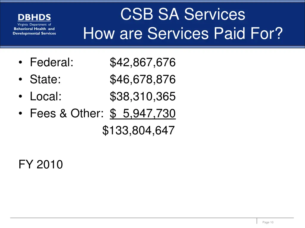 csb sa services how are services paid for