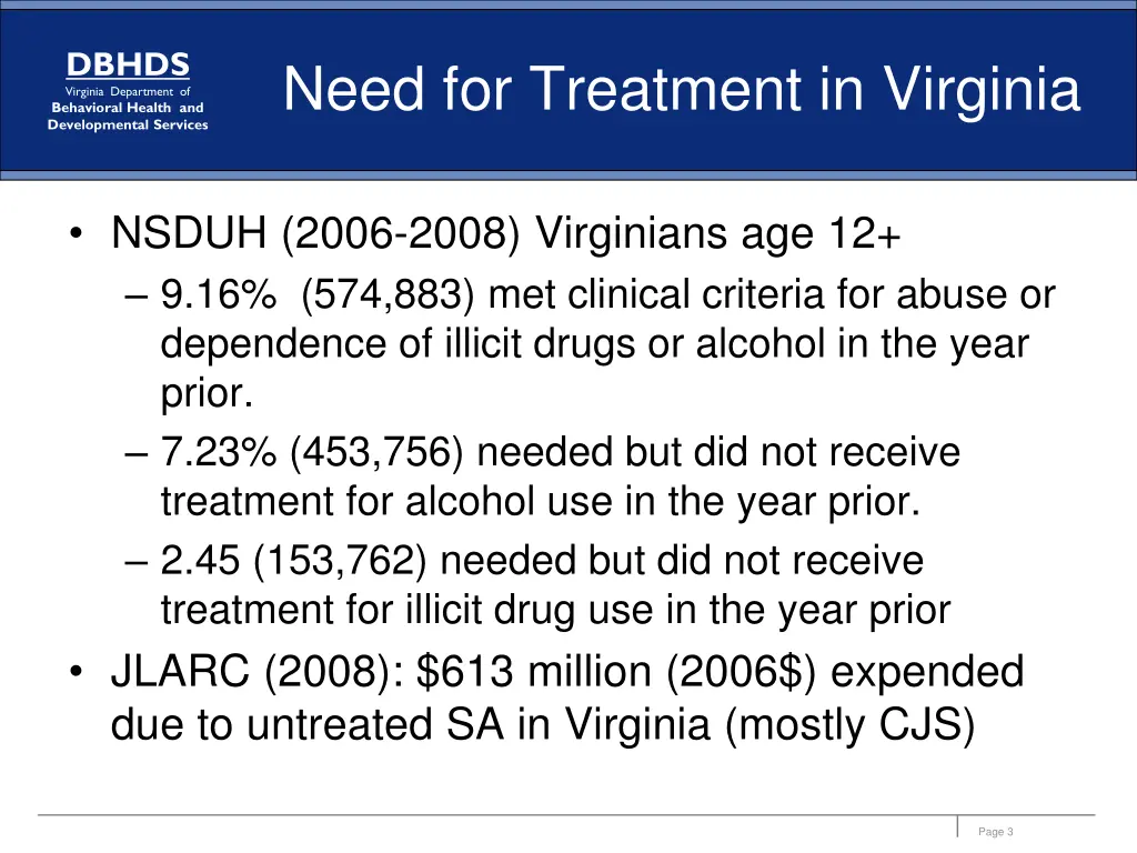 dbhds virginia department of behavioral health 1
