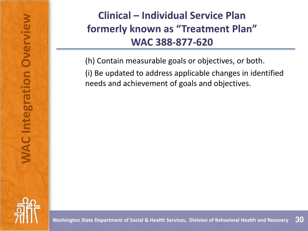 clinical individual service plan formerly known 2