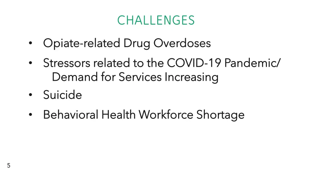 challenges