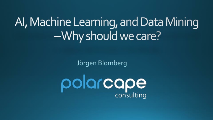 ai machine learning and data mining why should