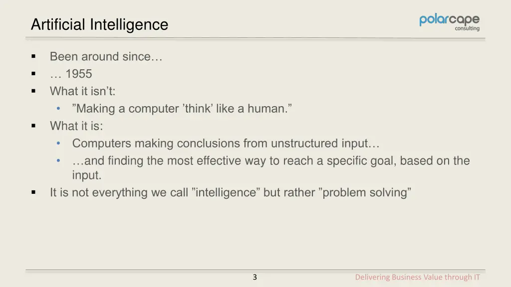 artificial intelligence 1