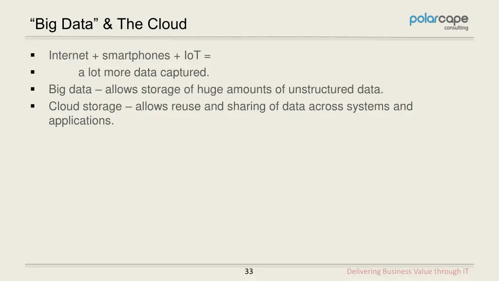 big data the cloud