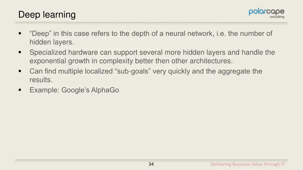 deep learning