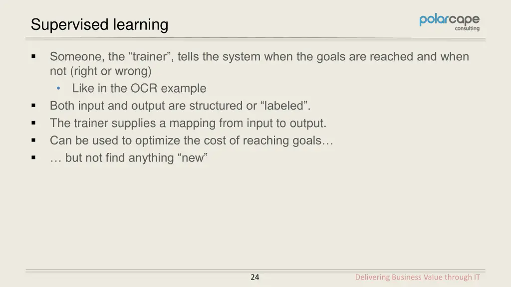 supervised learning