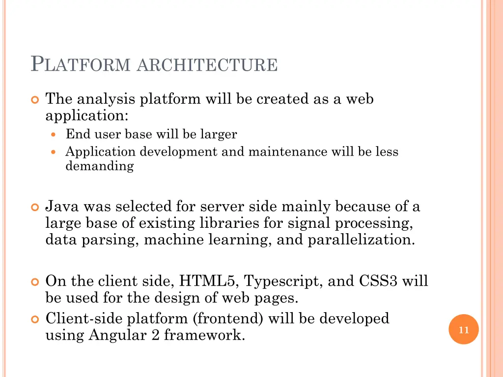 p latform architecture