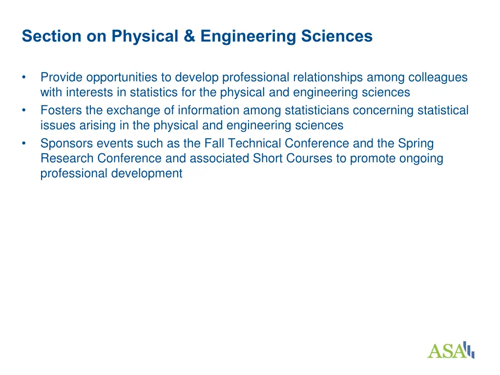 section on physical engineering sciences