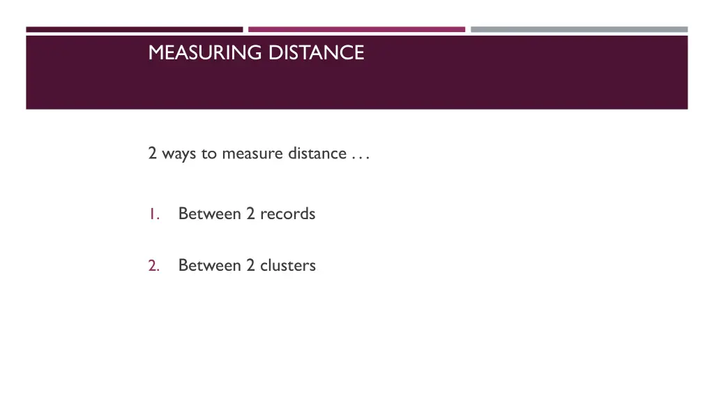 measuring distance