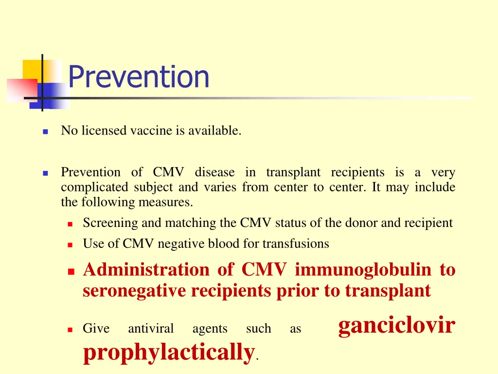 prevention