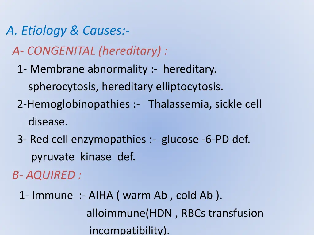 a etiology causes