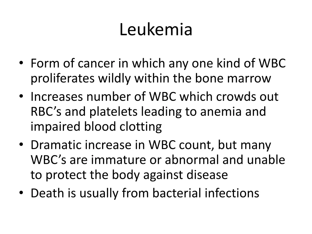 leukemia