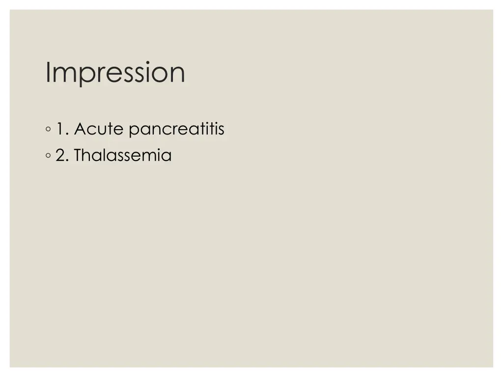 impression