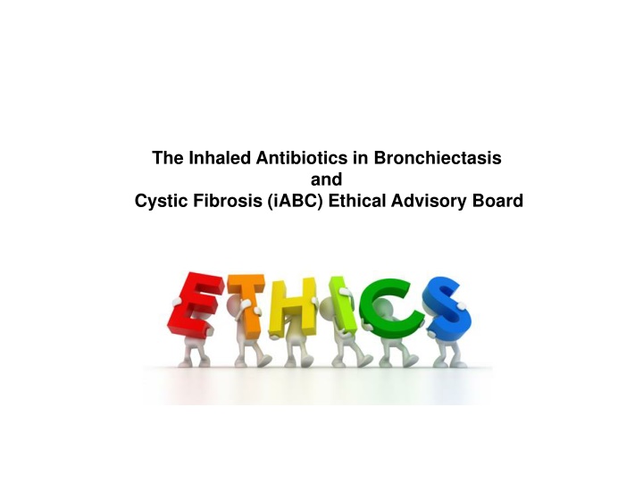 the inhaled antibiotics in bronchiectasis