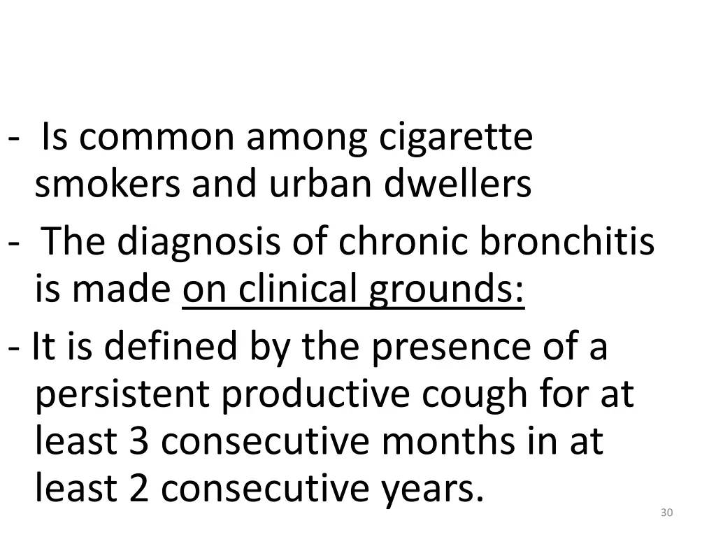 2 chronic bronchitis