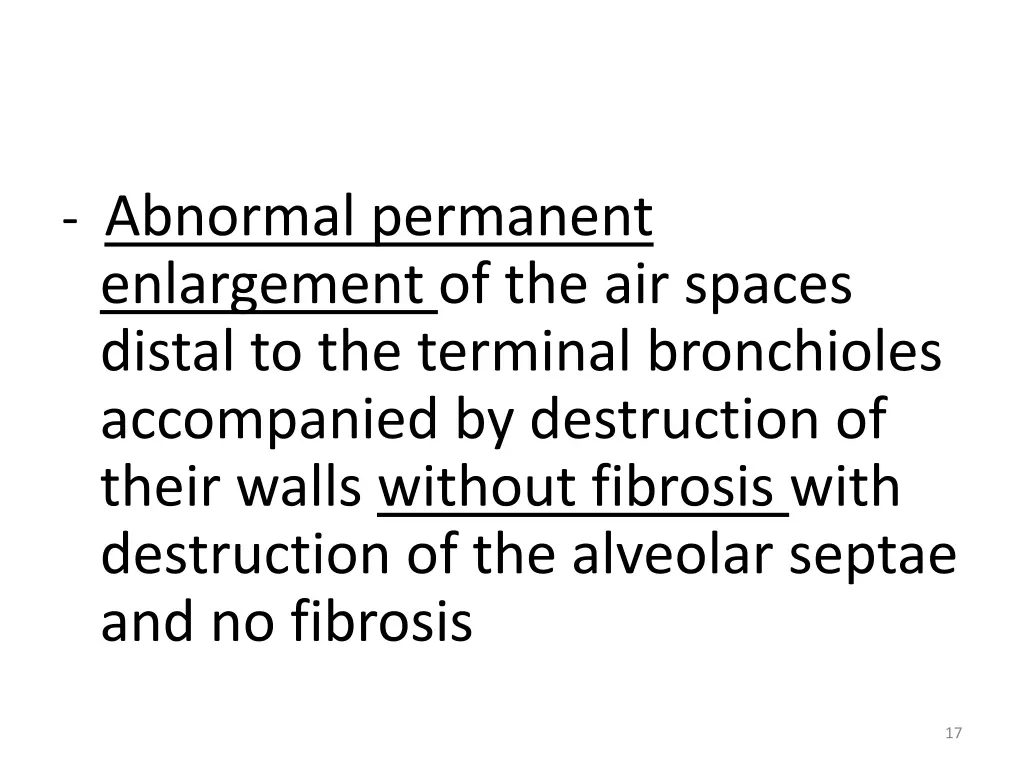 emphysema